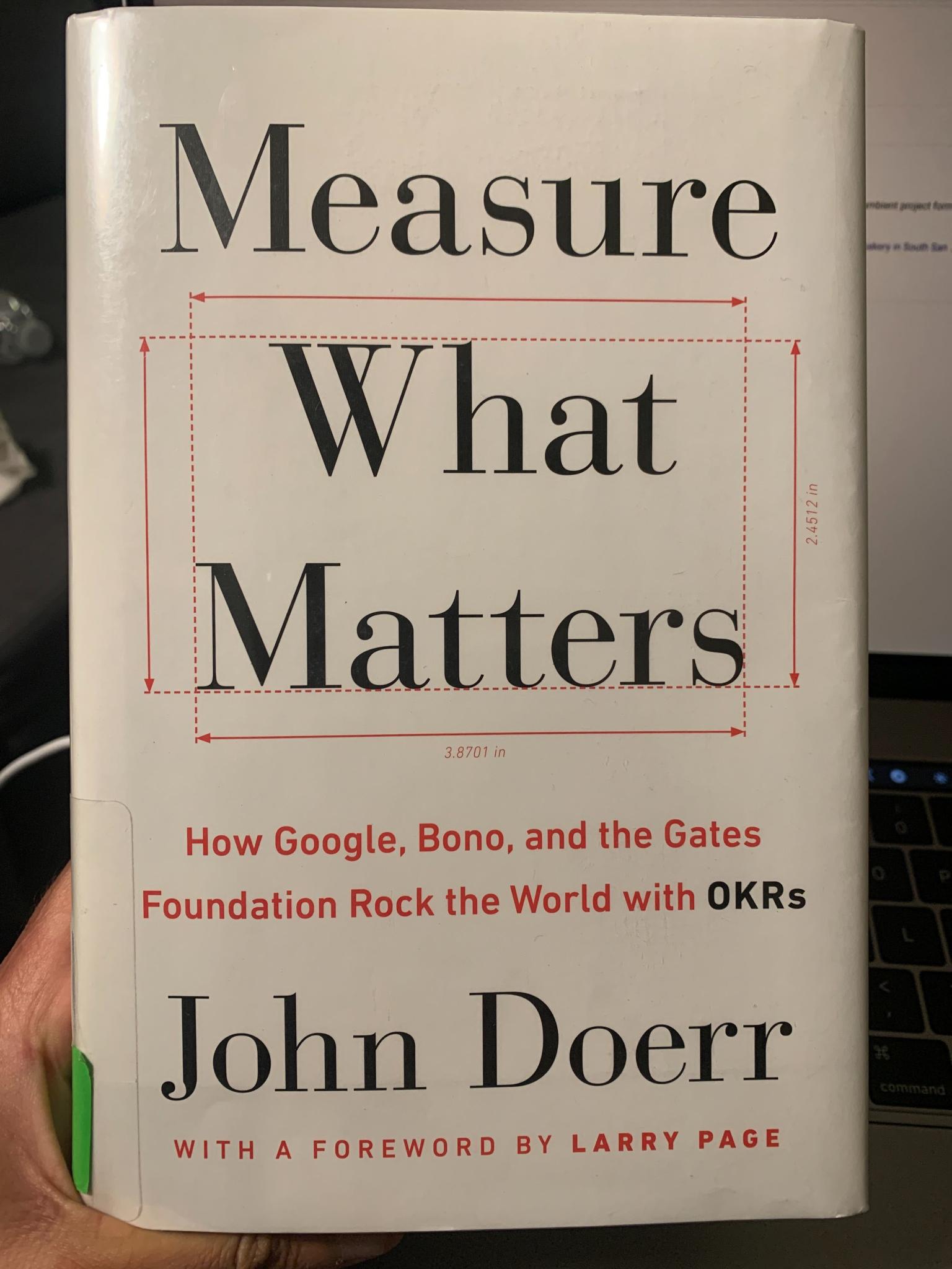 Book Review: Measure What Matters